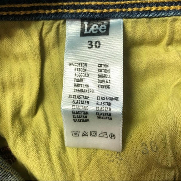 Lee 101+ Crop Distressed Ankle Denim Jeans - Picture 5 of 10